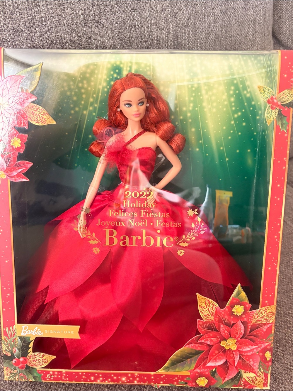 Odile sculpt 2022 Holiday Barbie NIB